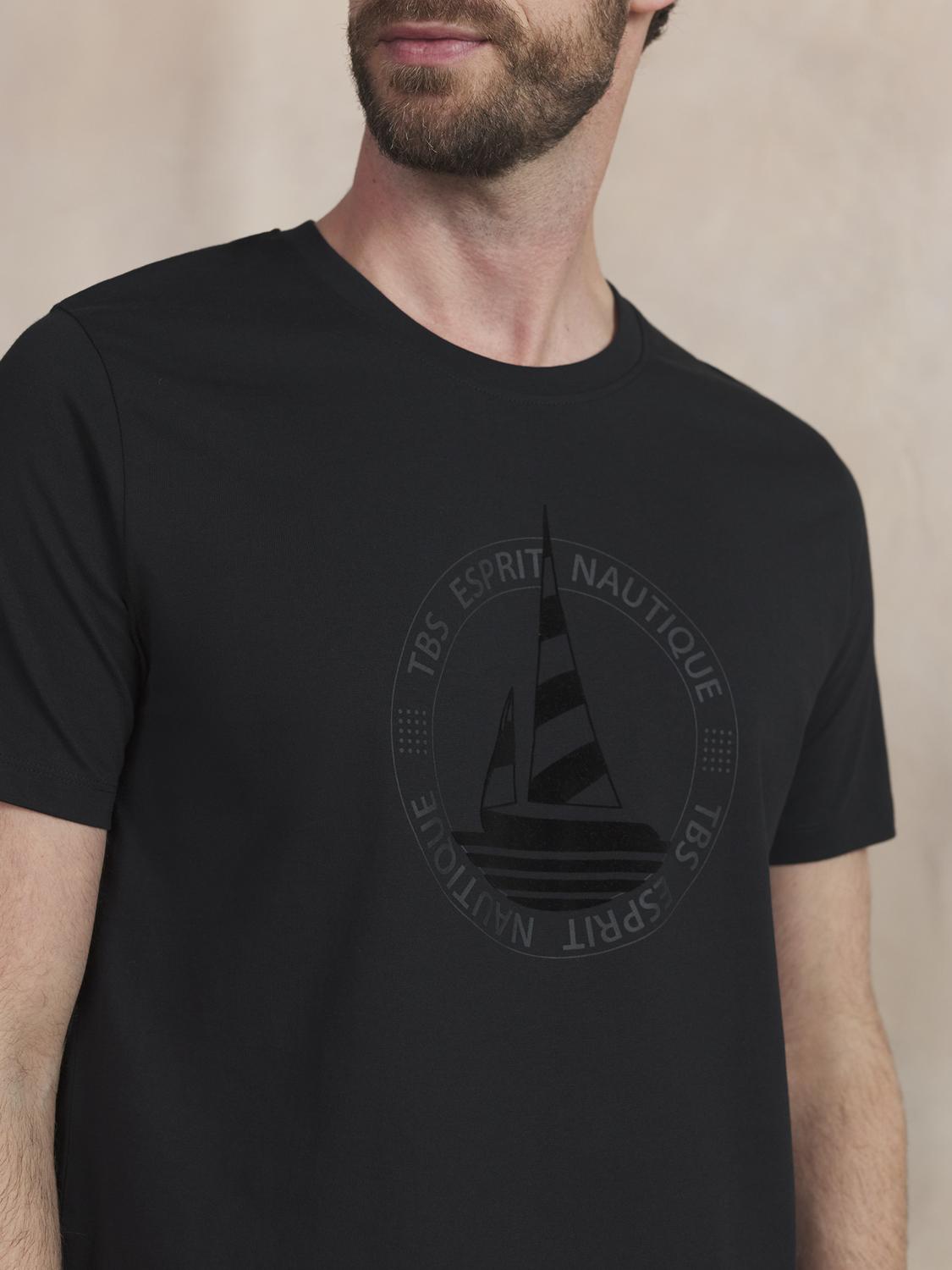Tee Maille Homme Noir BRIANTEE