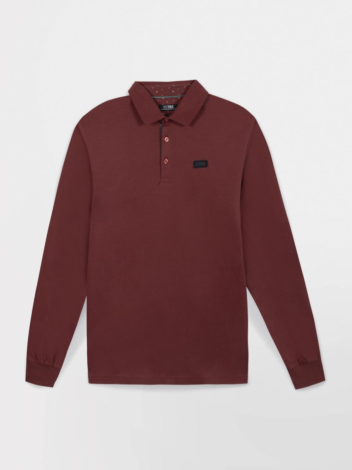 Polo Cepage Manches Longues Rouge BARZIPOL