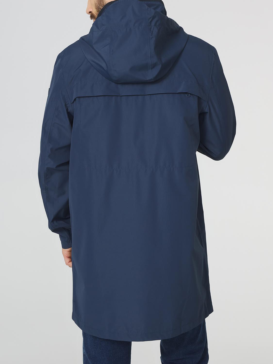 Manteau Homme Capuche Amovible Coutures Etanches Membrane Imper-respirante Marine SOLALMAN