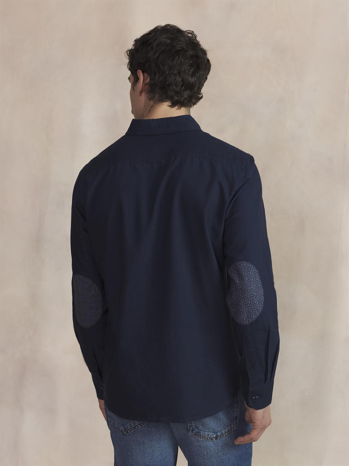 Chemise Homme Coton Marine LYKUSCHE