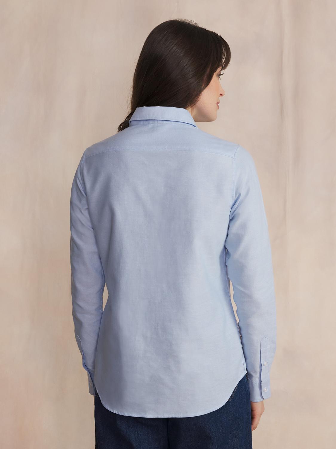 Chemise Manches Longues Bleu CAYLACHE Chemise Manches Longues Bleu CAYLACHE