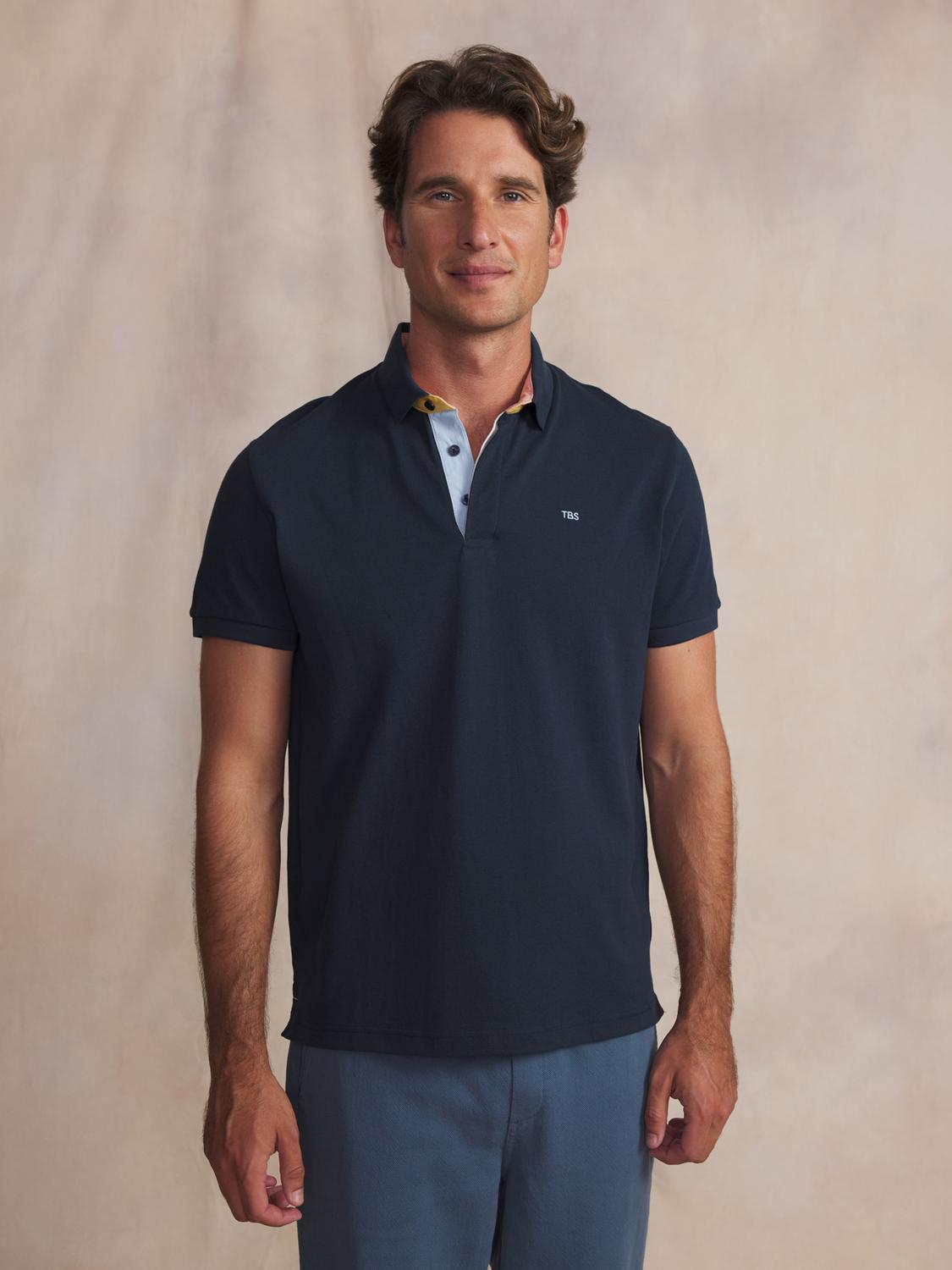 Polo homme navy CLIDEPOL