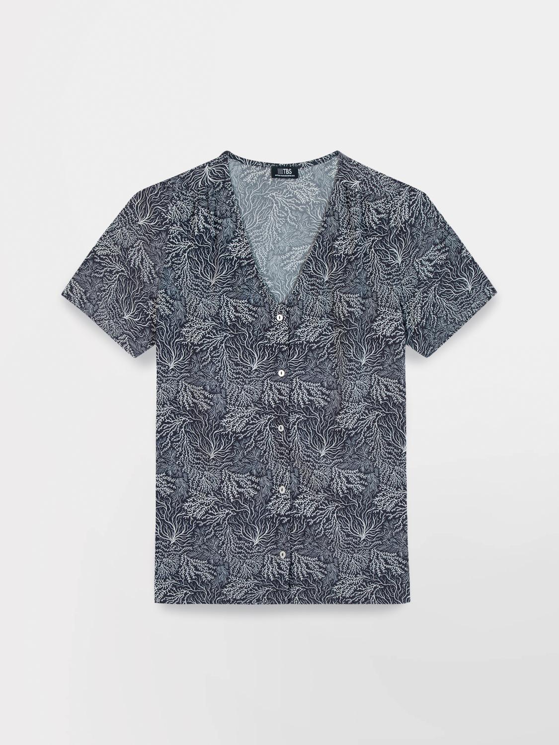 Chemise femme navy HABBYCHA