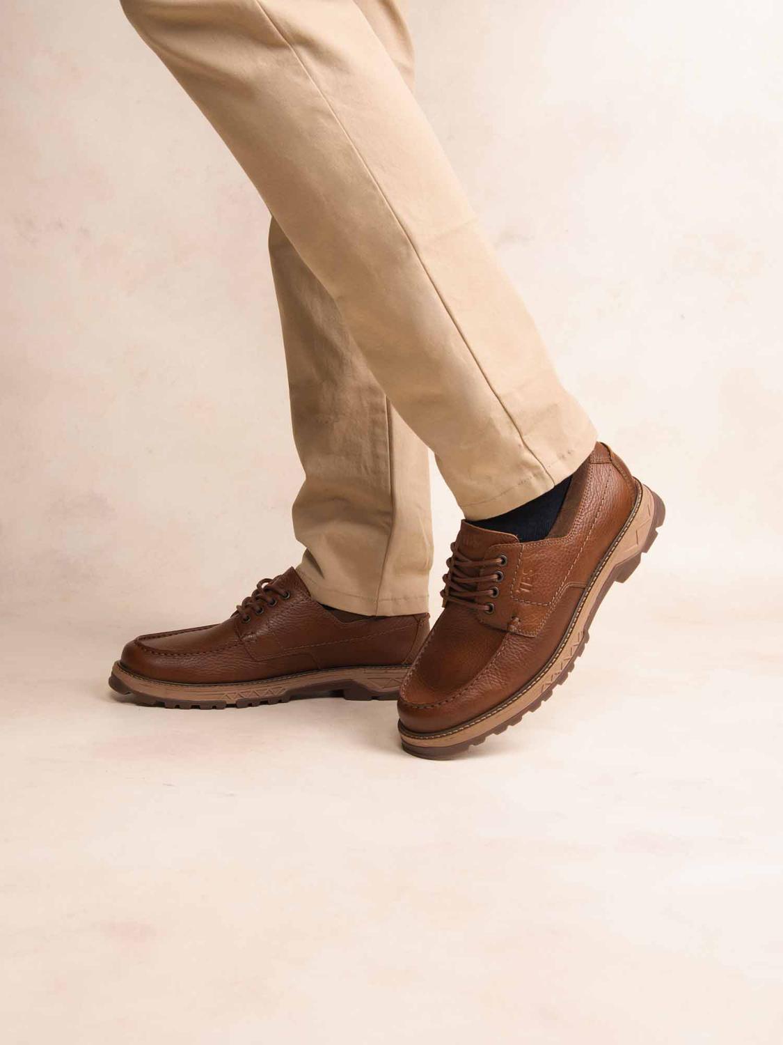 Chaussures Bateaux Homme Cuir Marron MALEREY