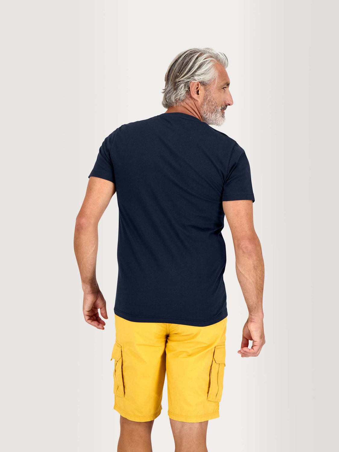 Tee Shirt Homme Manches Courtes Coton Biologique Marine