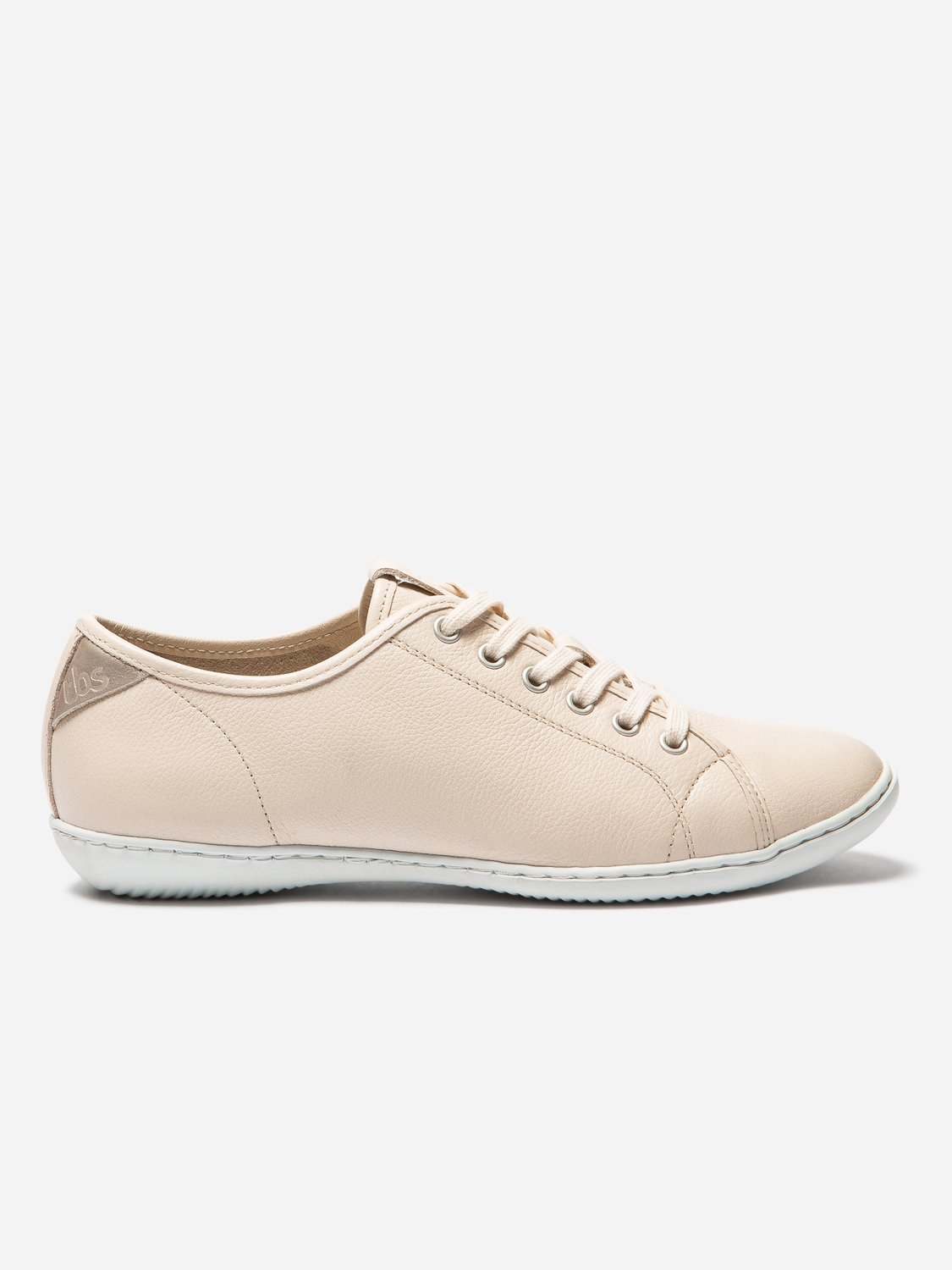 Tennis Femme Confort Cuir Beige