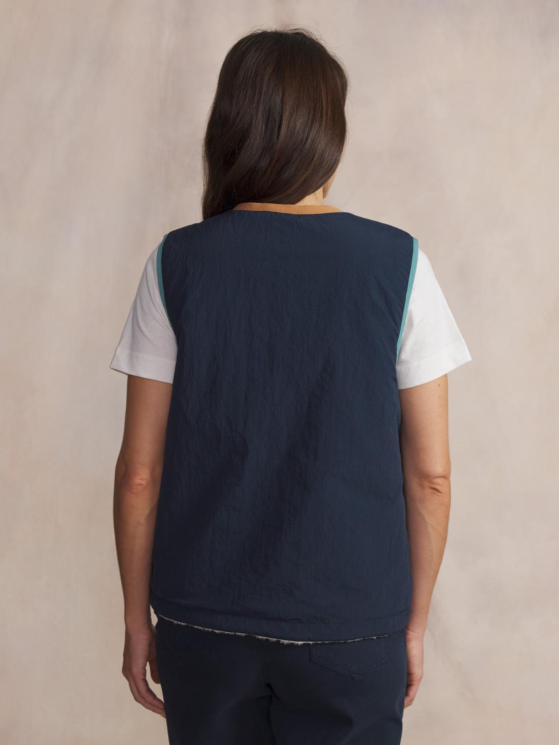 Sherpa sans manches femme ecru WILDASAN