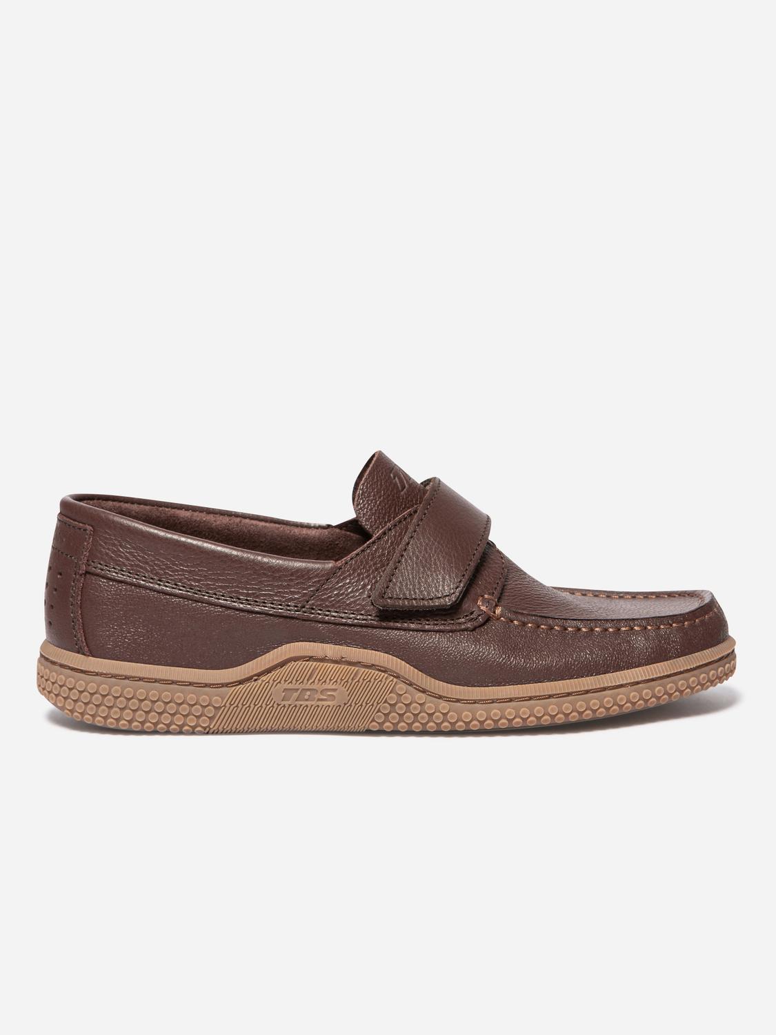 Men's boat shoes Chocolate GALAIS