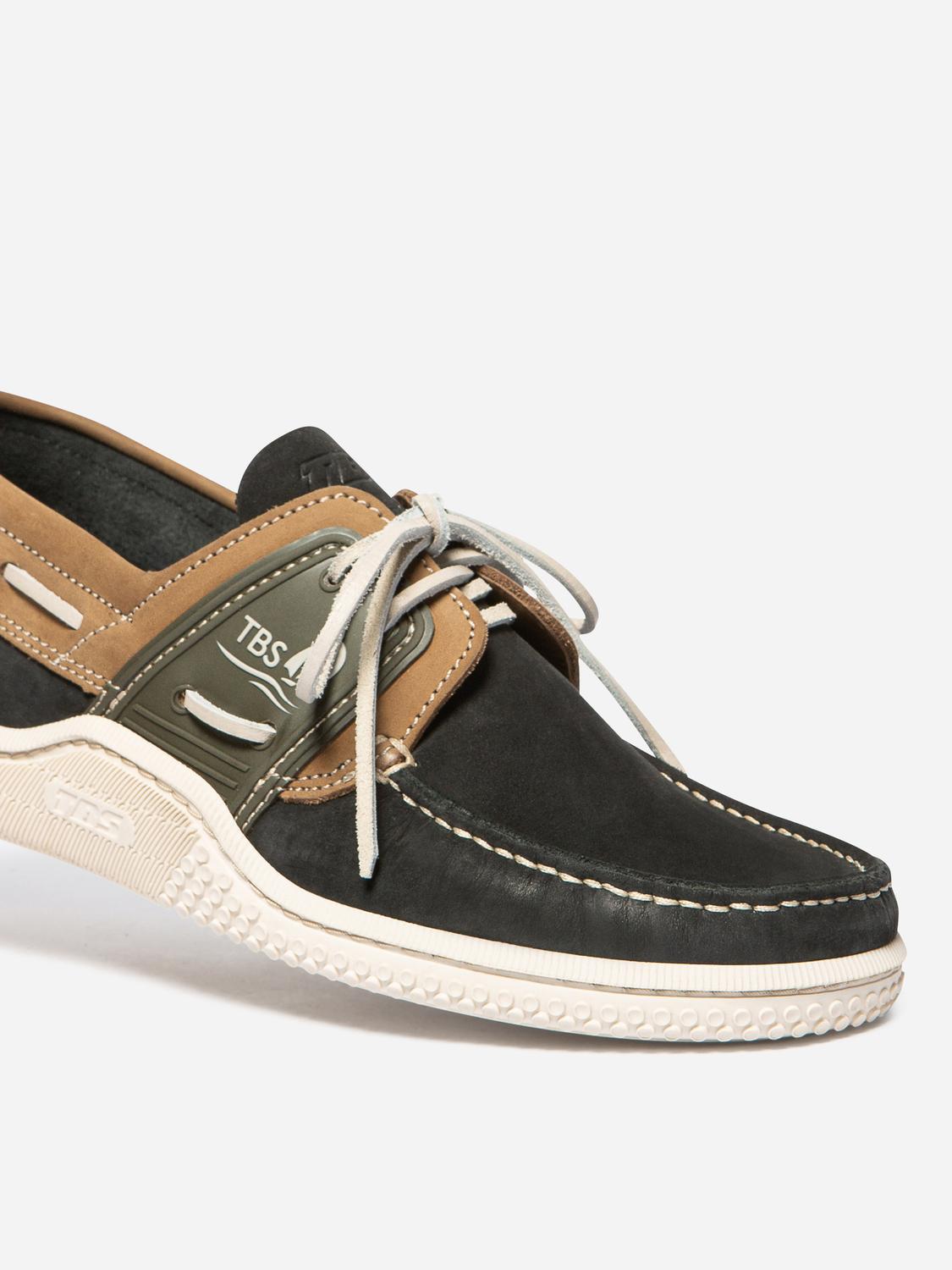 Chaussures bateau homme navy et tan GLOSAIL