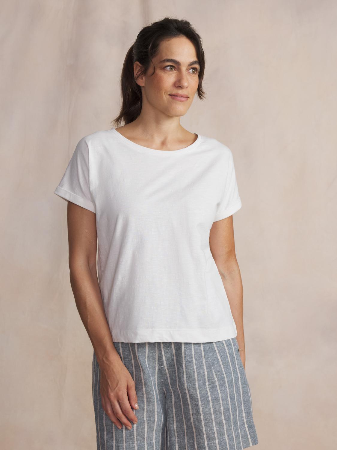 Tee-shirt en maille femme arctique MAHIATEE