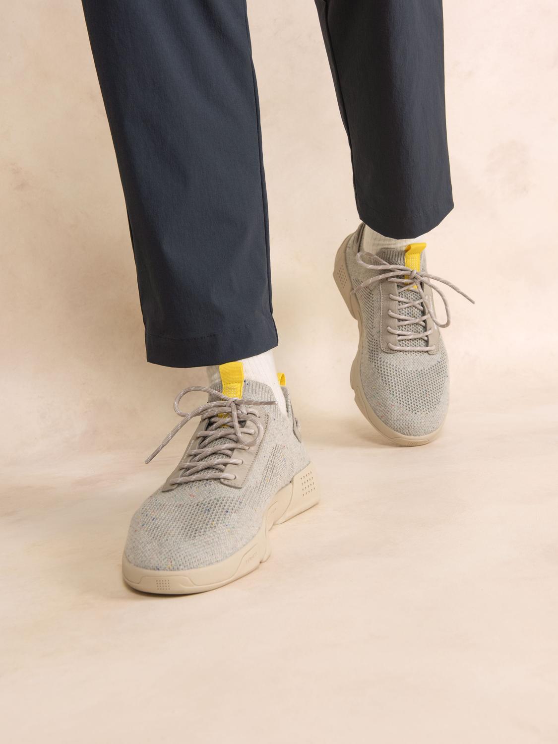 Baskets Homme Confort Gris et Multico JAZSAIL