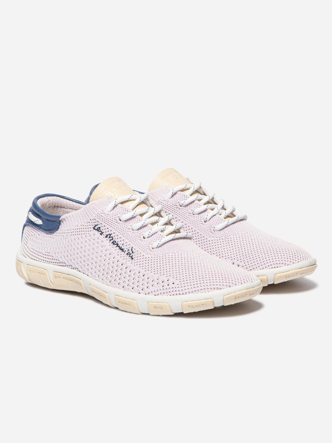 Tennis en toile femme lilas et baltic JAZARIA