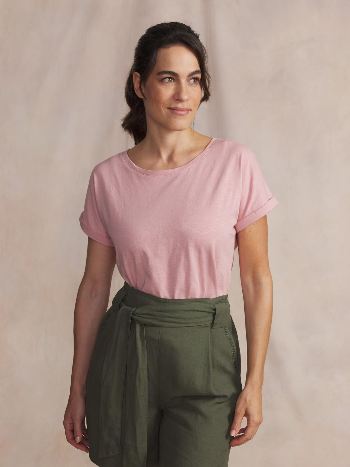 Tee-shirt en maille femme orchidee MAHIATEE