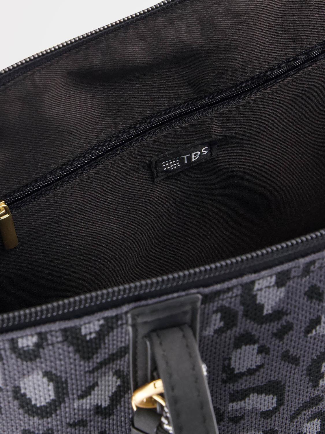Sac Cabas Femme Knit Recyclé Noir JAZACABA Sac Cabas Femme Knit Recyclé Noir JAZACABA