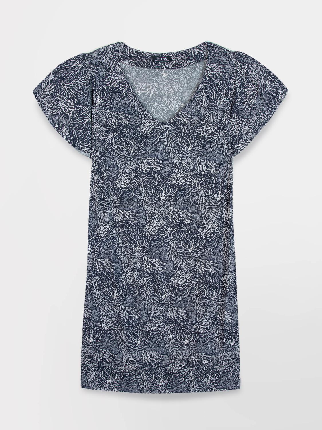 Robe courte femme navy HABBYROB