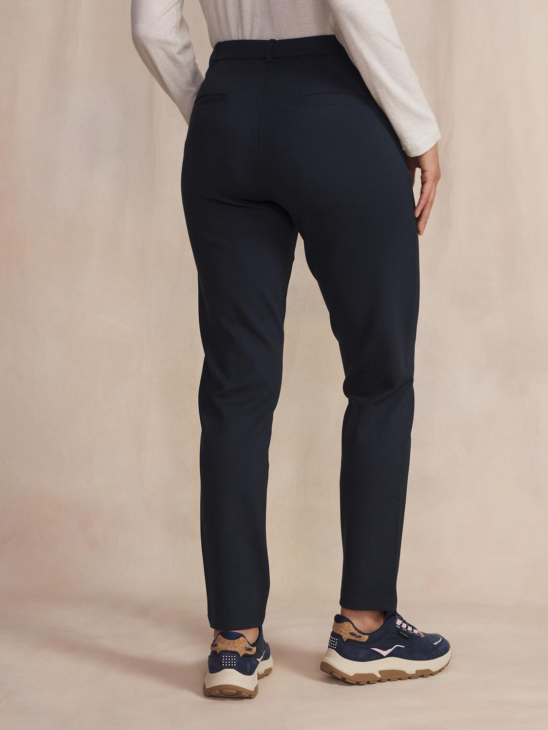 Chino Femme Stretch Poches Zippées Bleu SILVIPAN