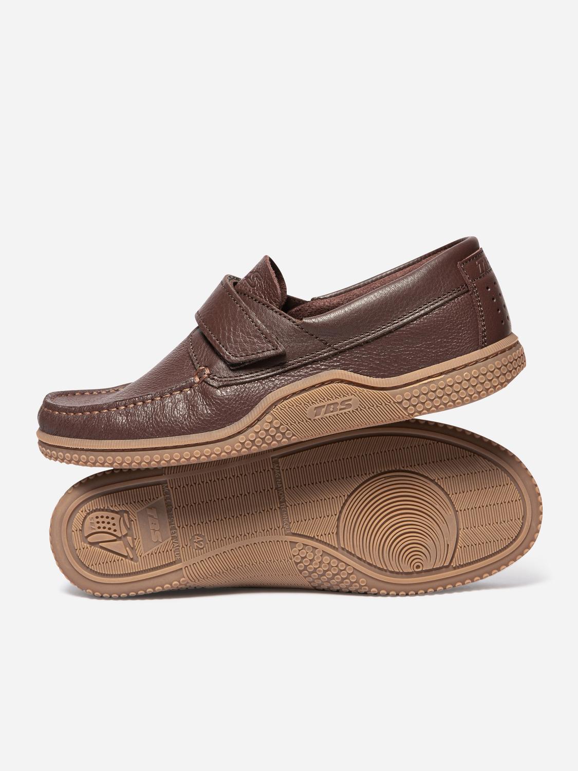 Men's boat shoes Chocolate GALAIS