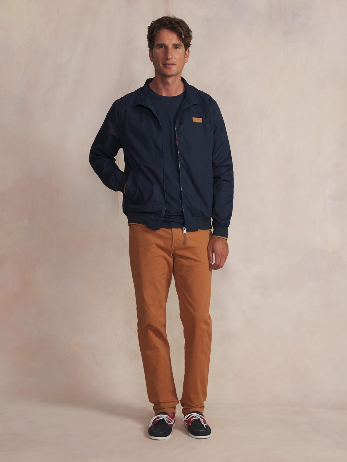 Blouson d'été homme bleu BAZYMBLO