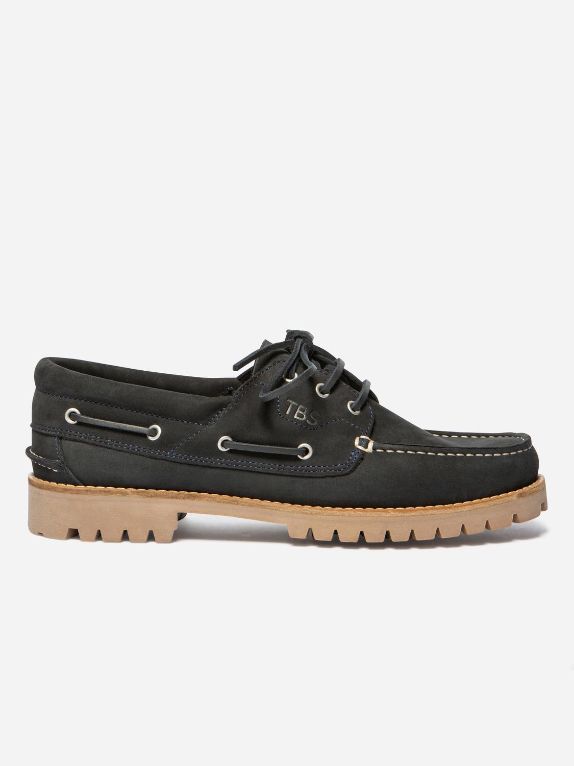 Chaussures Bateau Nubuck Navy RAYNOLD