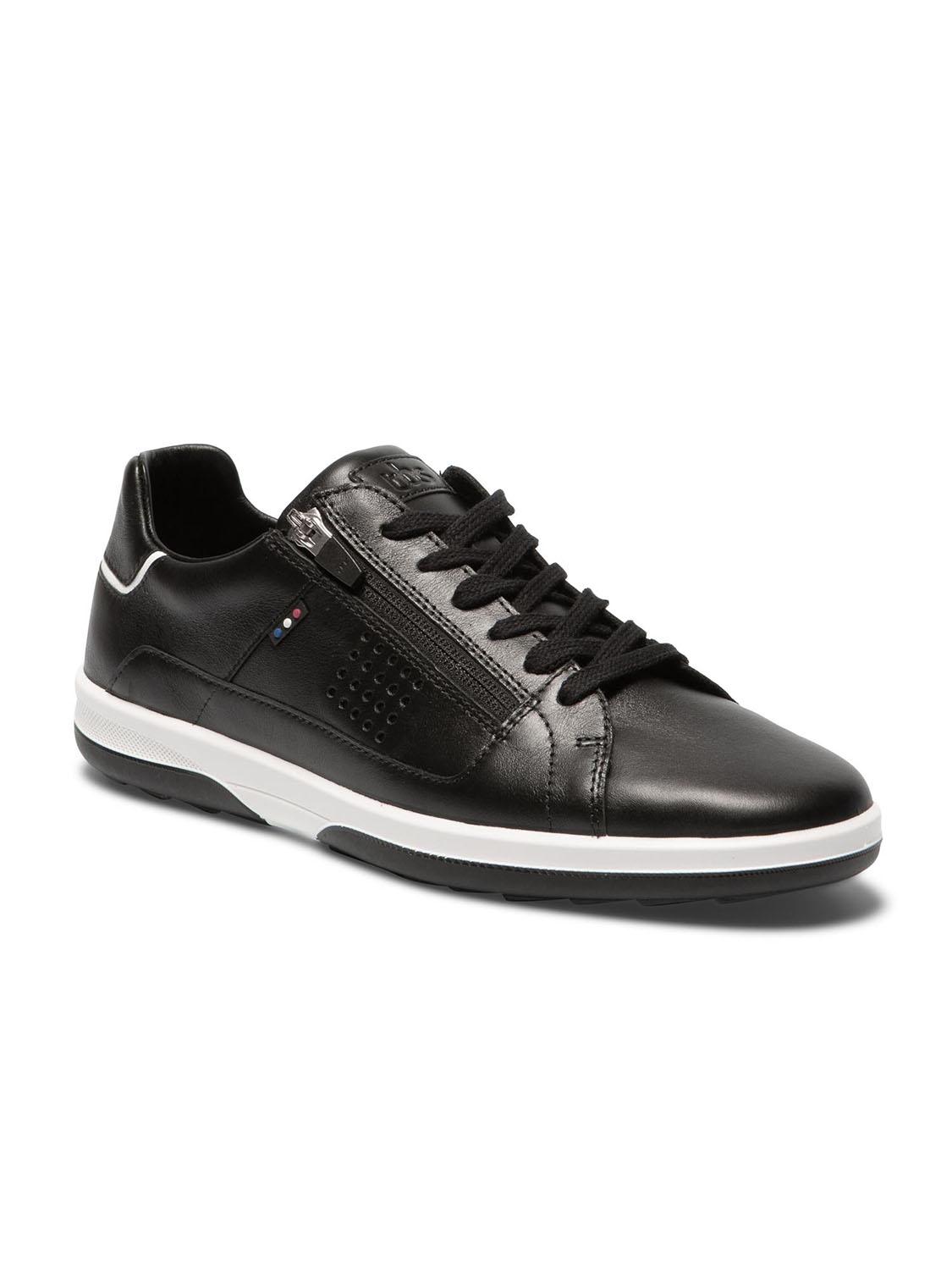 Baskets en cuir Noir