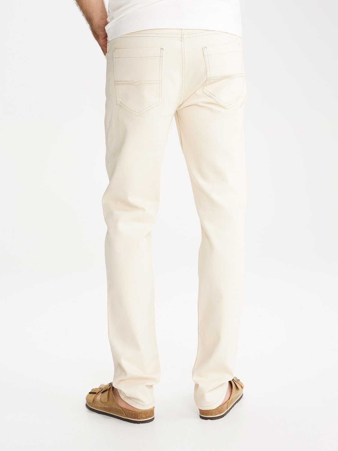 Jean Homme Coton Recyclé Beige