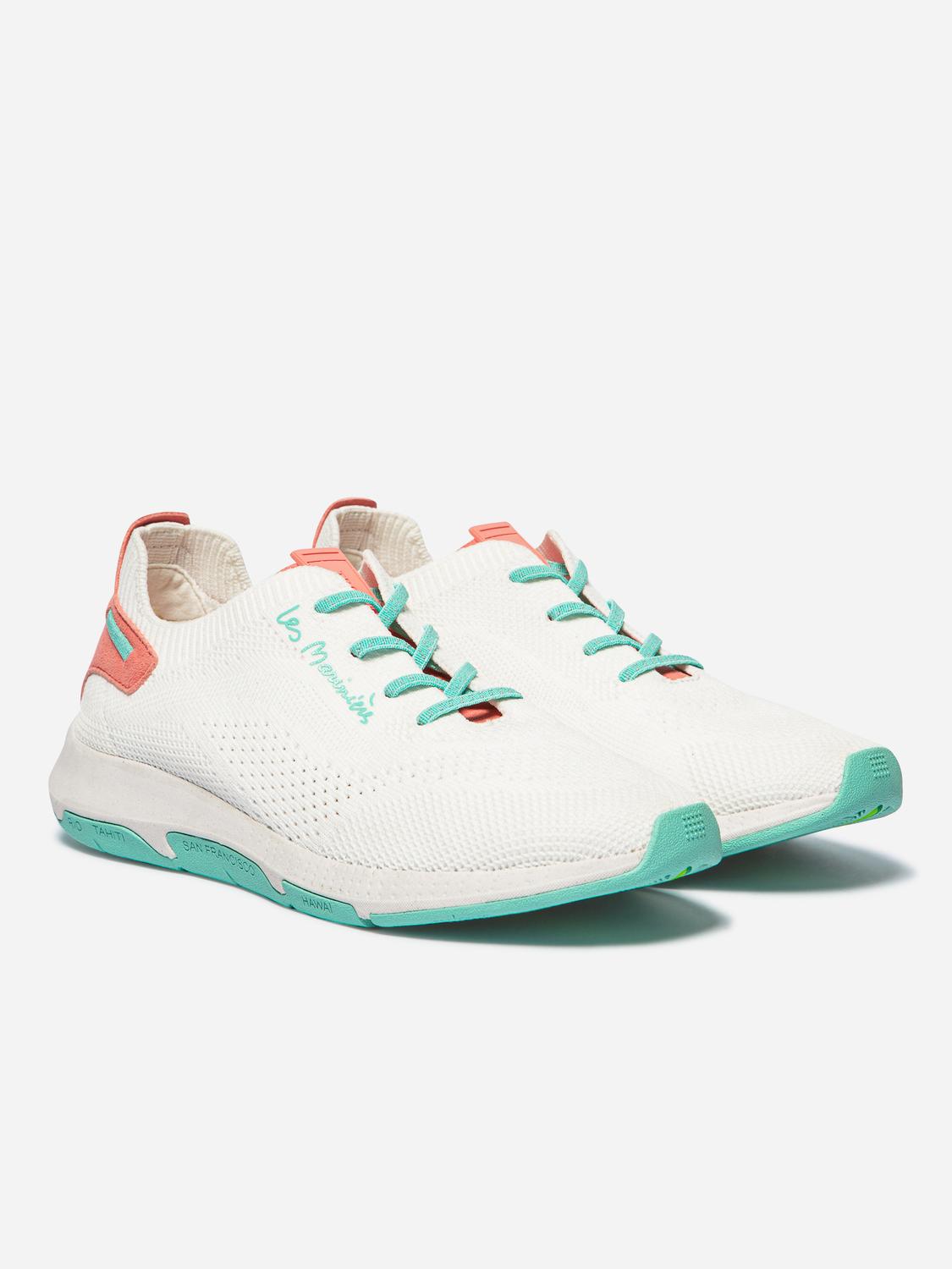 Running femme blanc peche opaline JAZWAVE