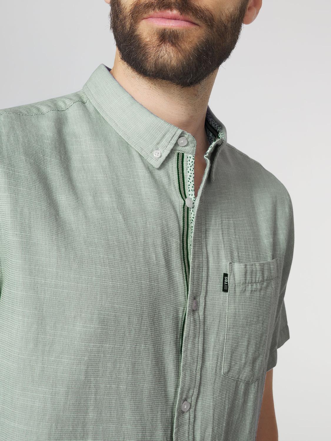 Chemise Homme Coupe Confort Vert CALELCHA
