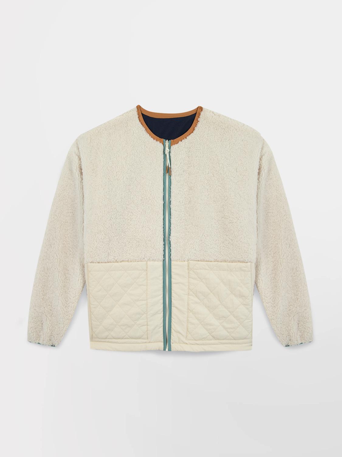 Women's sweatshirt Ecru WILDAZIP