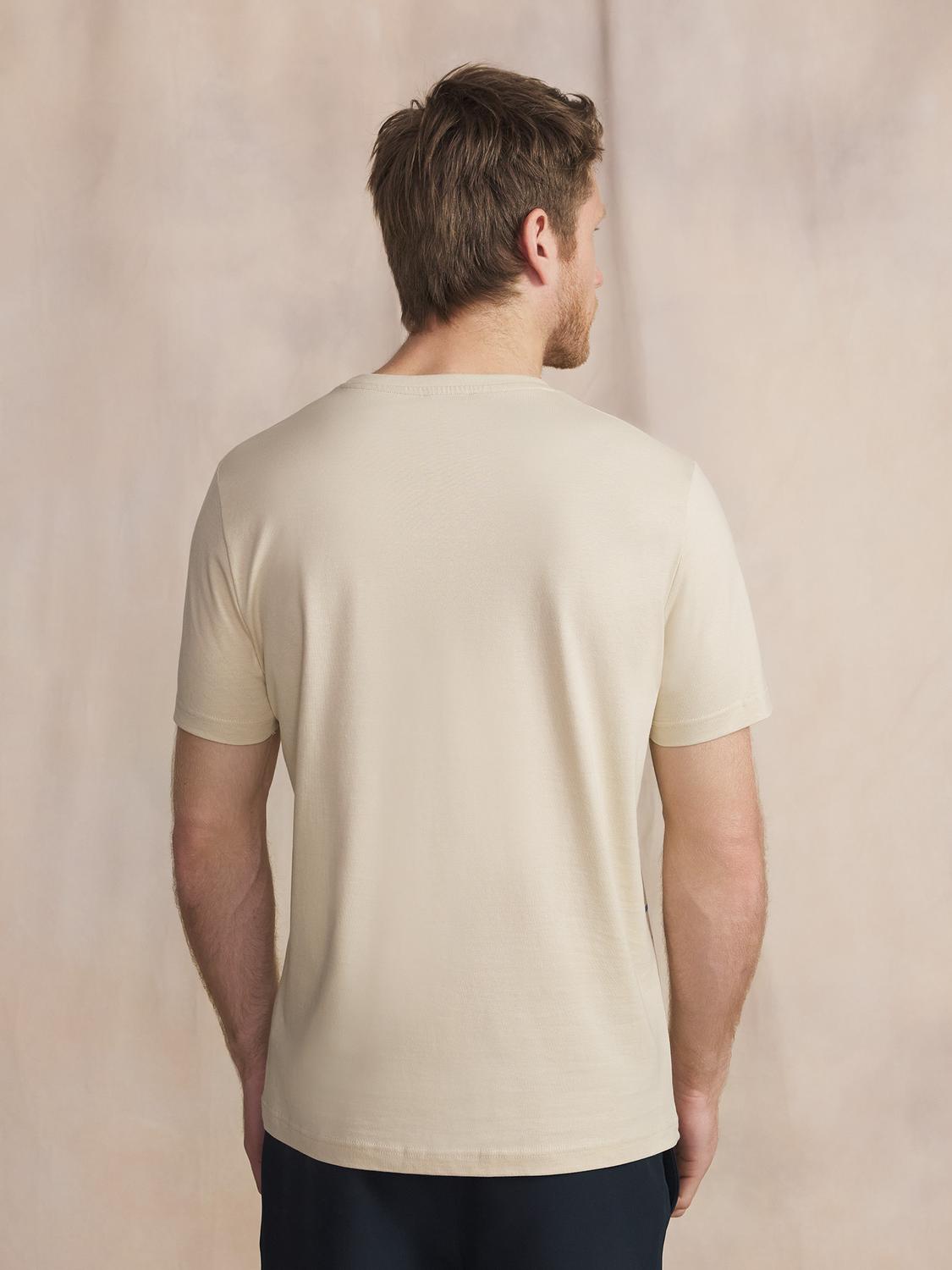 T-Shirt Manches courtes Chaux Manches Courtes Beige JAMAITEE T-Shirt Manches courtes Chaux Manches Courtes Beige JAMAITEE