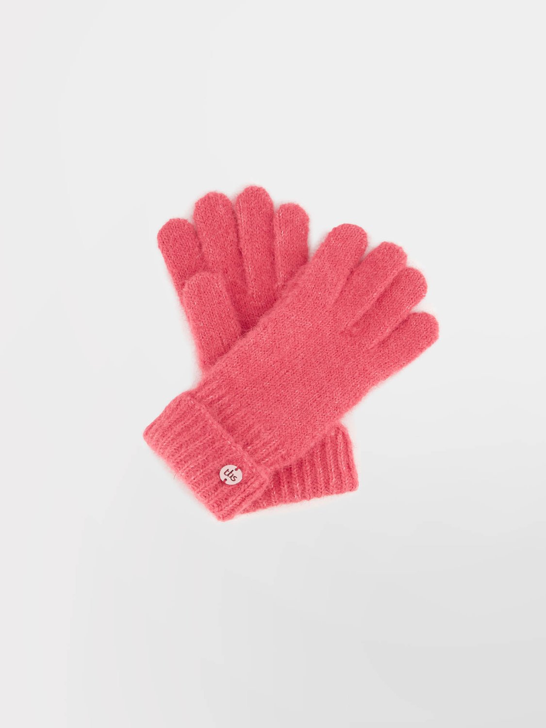 Gants Femme Tricot Matière Recyclée Rose LUDIVINE