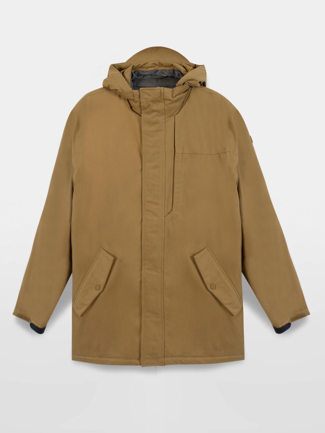 Veste Homme Imperméable Mi-Longue Marron JAFARVES Veste Homme Imperméable Mi-Longue Marron JAFARVES