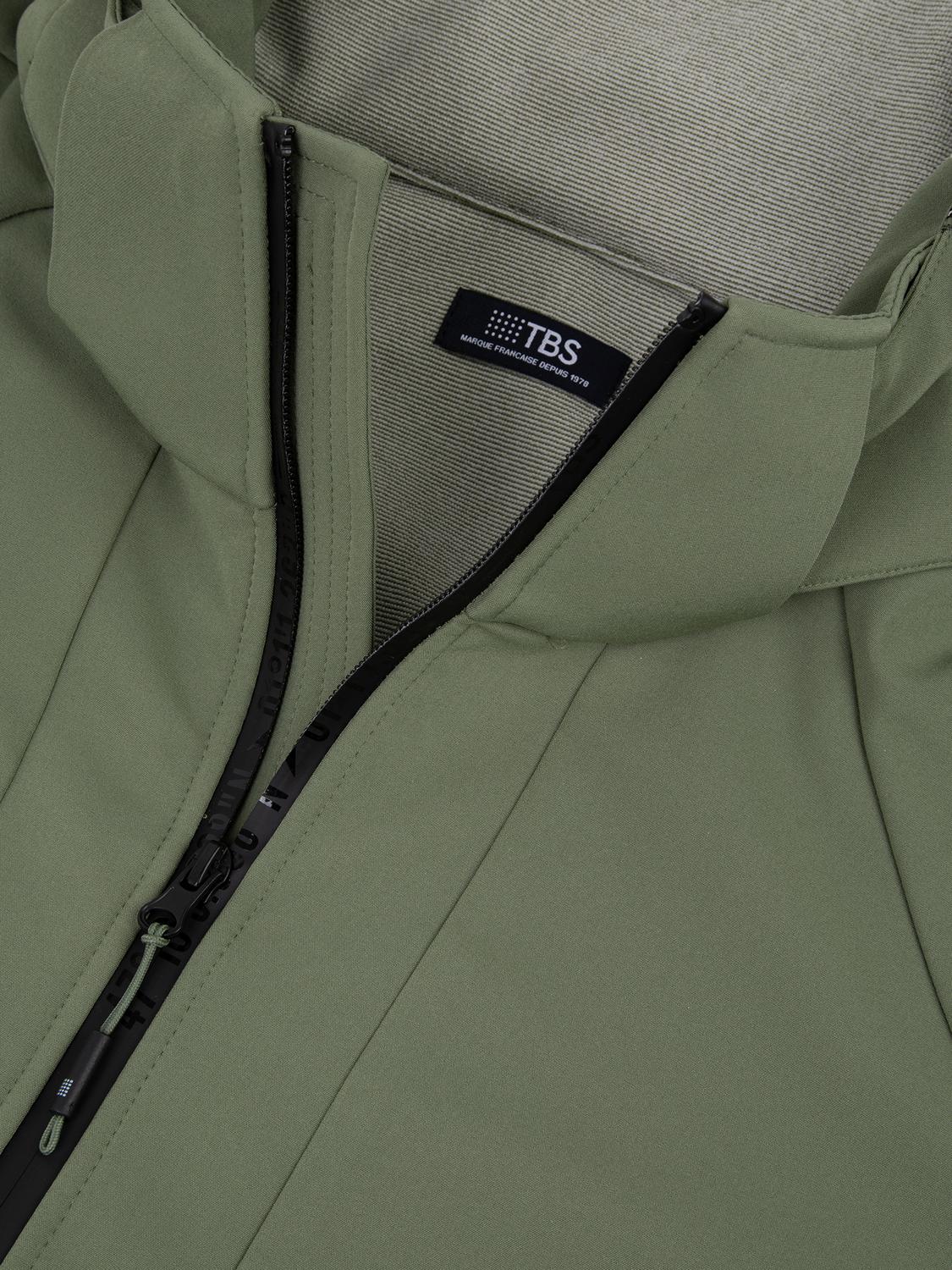 Manteau Long Homme Déperlant Vert HELNYLON