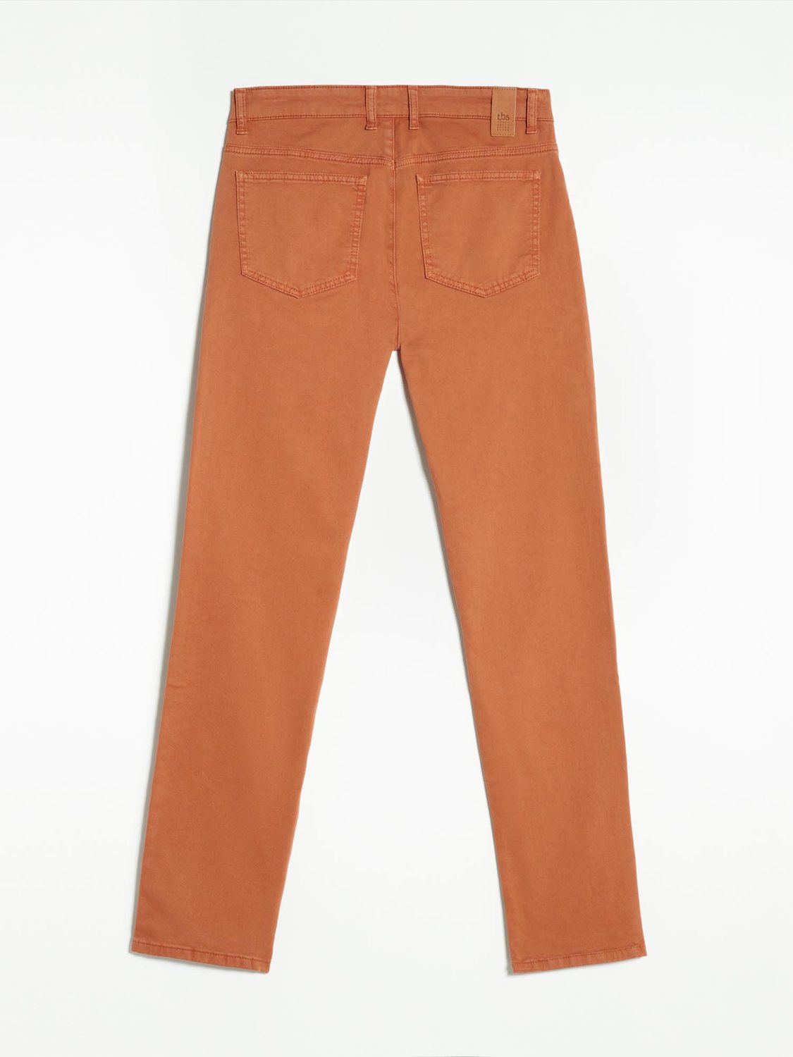 Pantalon Homme Coton Stretch Rouge