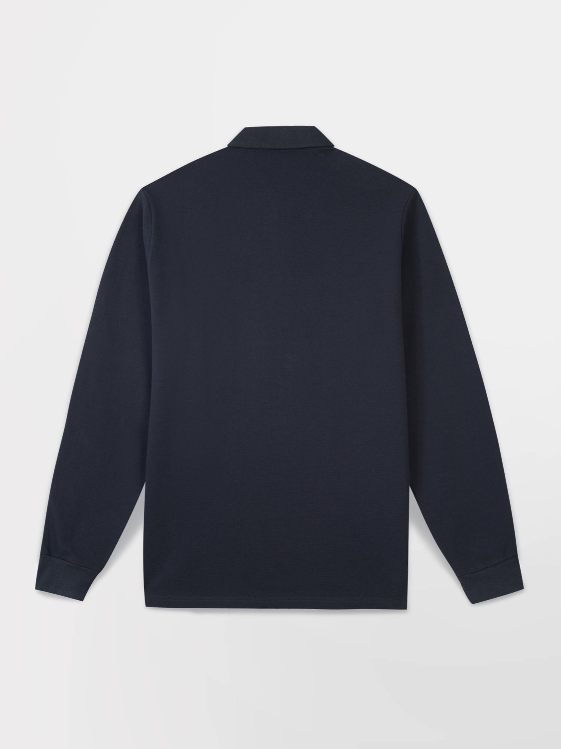 Polo Homme Coton Epais Manches Longues Marine KABYEPOL Polo Homme Coton Epais Manches Longues Marine KABYEPOL
