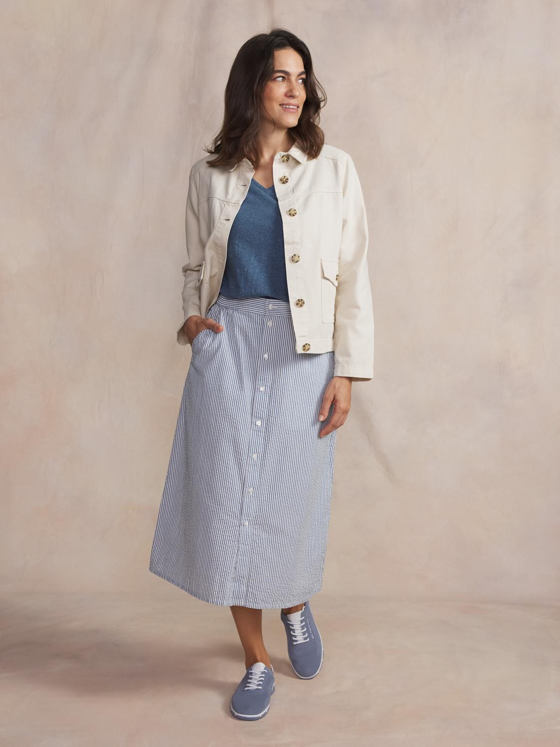 Veste femme ecru MADIEVES