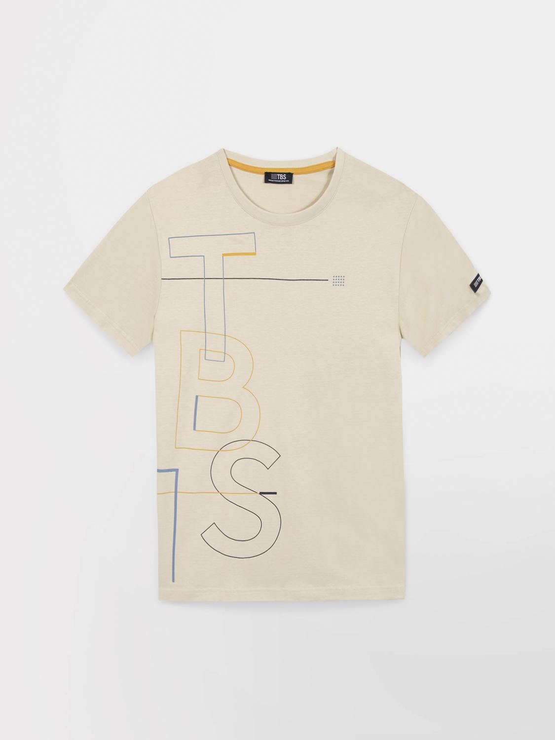 T-Shirt Manches courtes Chaux Manches Courtes Beige JAMAITEE T-Shirt Manches courtes Chaux Manches Courtes Beige JAMAITEE