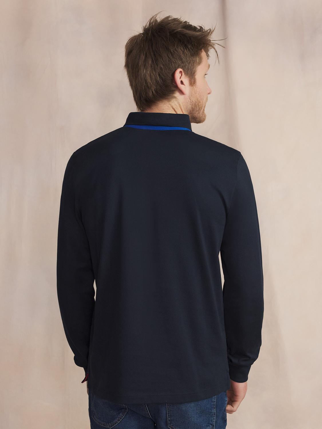 Polo Homme Jersey Coton Epais Bleu JONNAPOL Polo Homme Jersey Coton Epais Bleu JONNAPOL