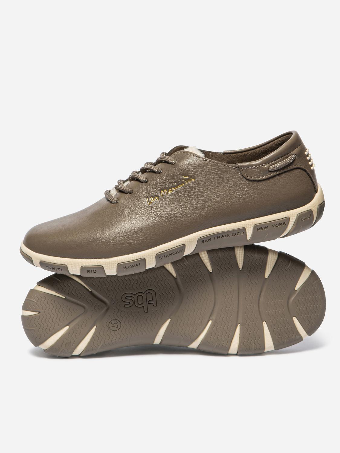 Tennis Femme Textile Taupe JAZAFUR