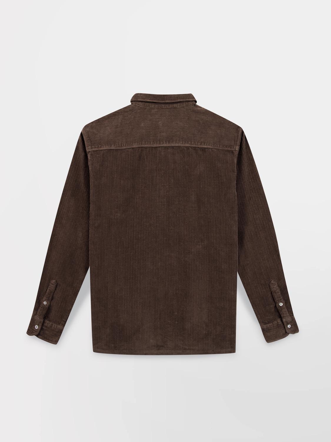 Chemise Homme Coton Brun MAEROCHE
