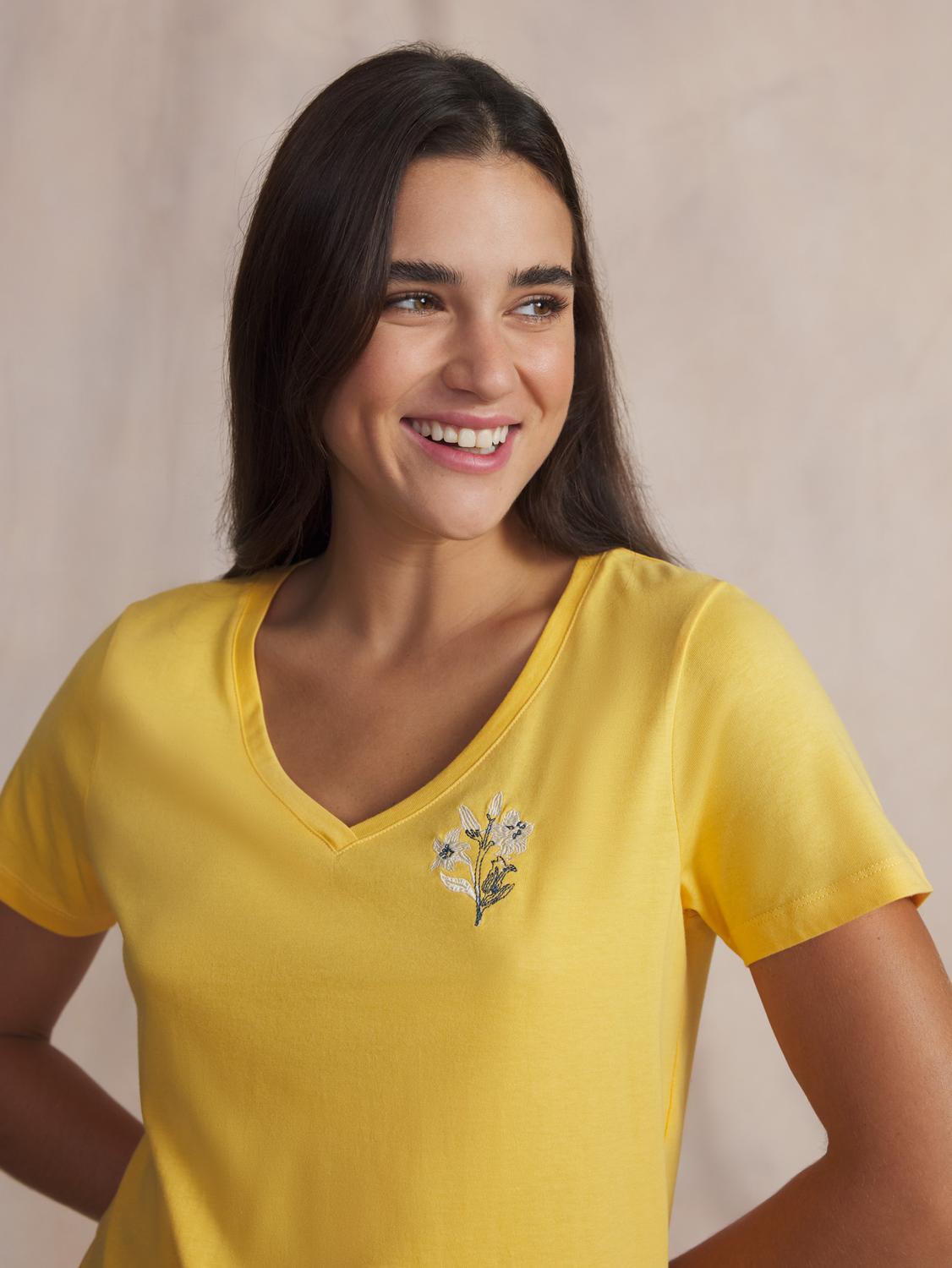 Tee-shirt en maille femme aurore NAMIATEE