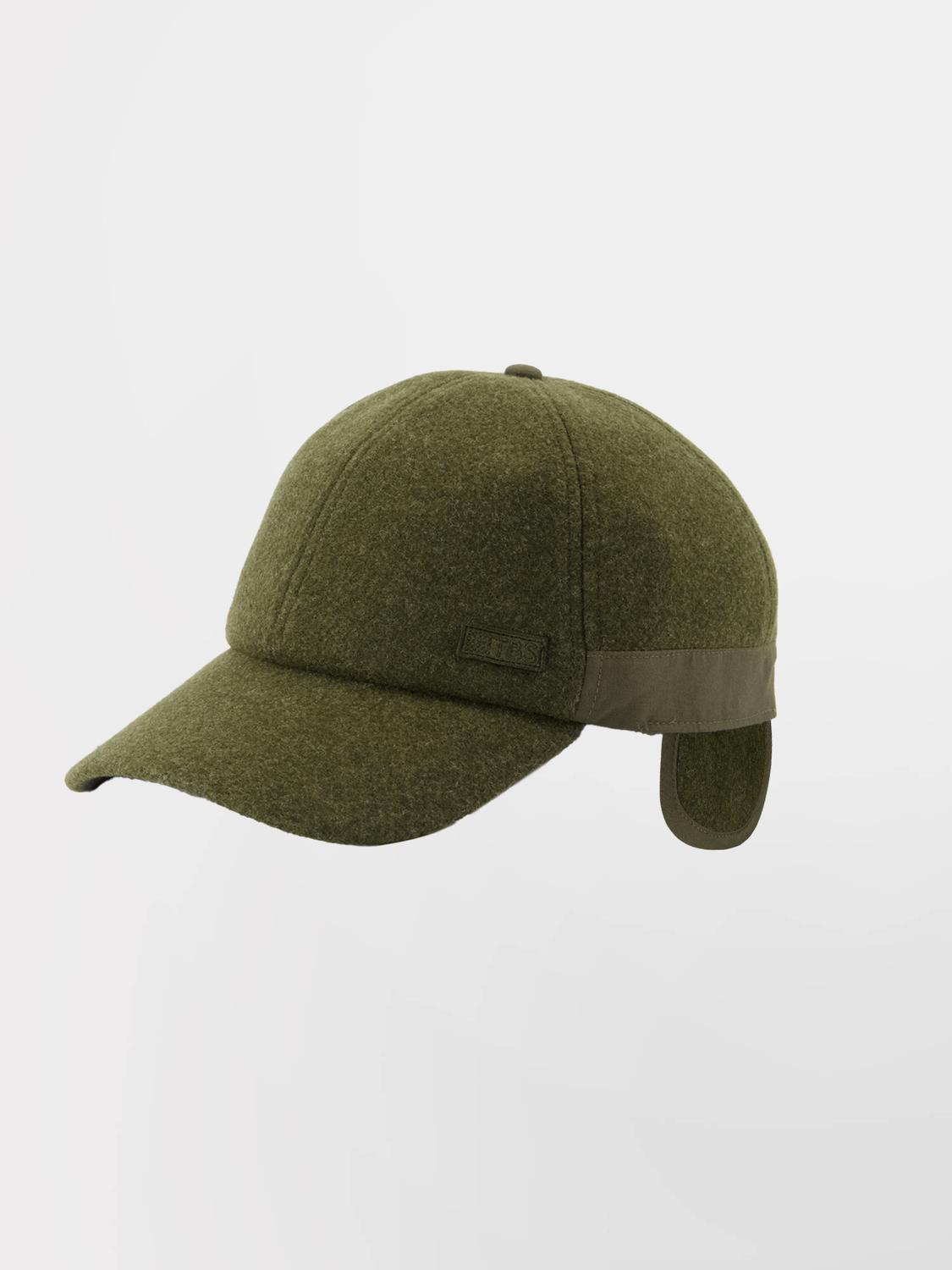 Casquette Homme Oreilles Polaire Kaki TEKOPAS