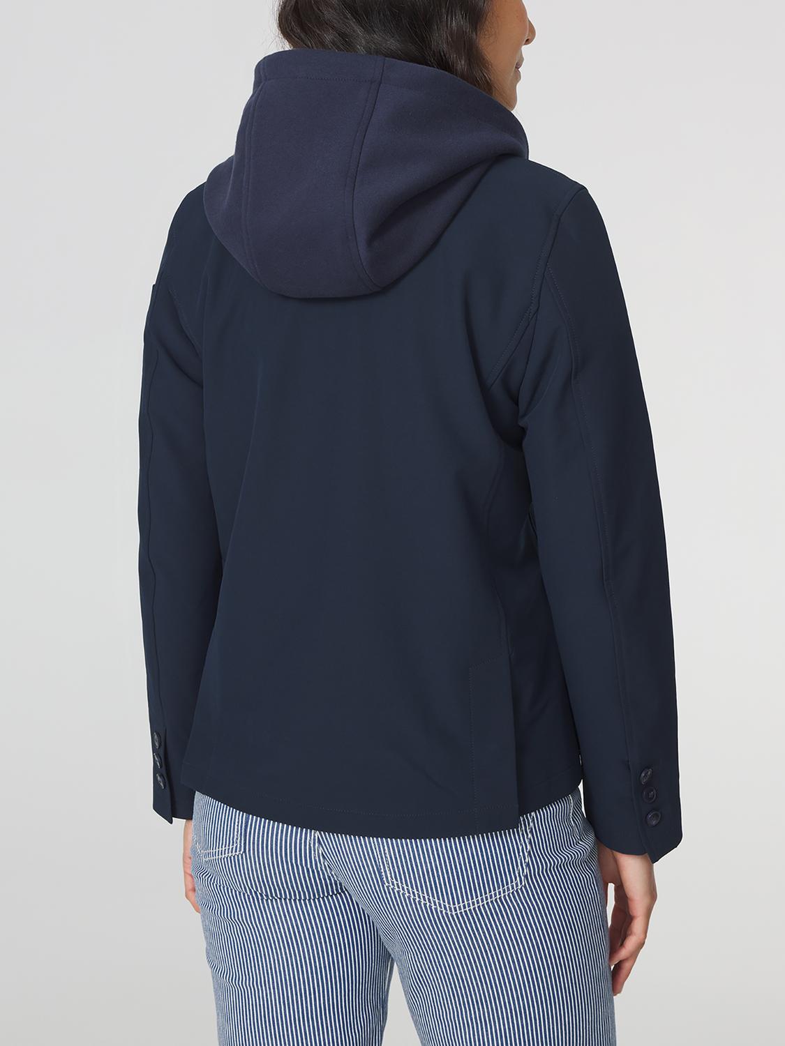 Veste Femme Capuche Amovible Doublé Marine POLLYVES