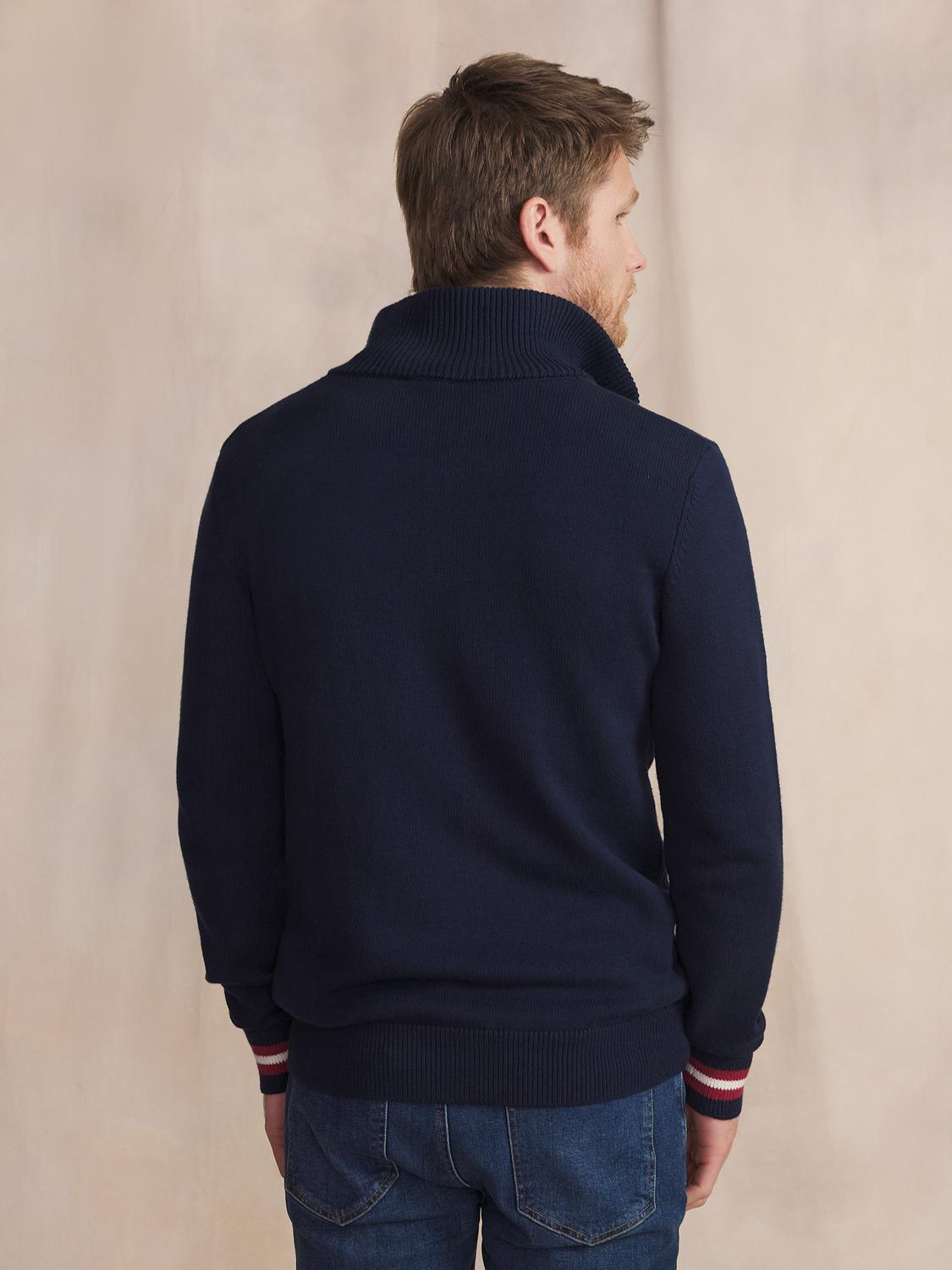 Pull Marine Manches Longues Bleu TATUMCAM Pull Marine Manches Longues Bleu TATUMCAM