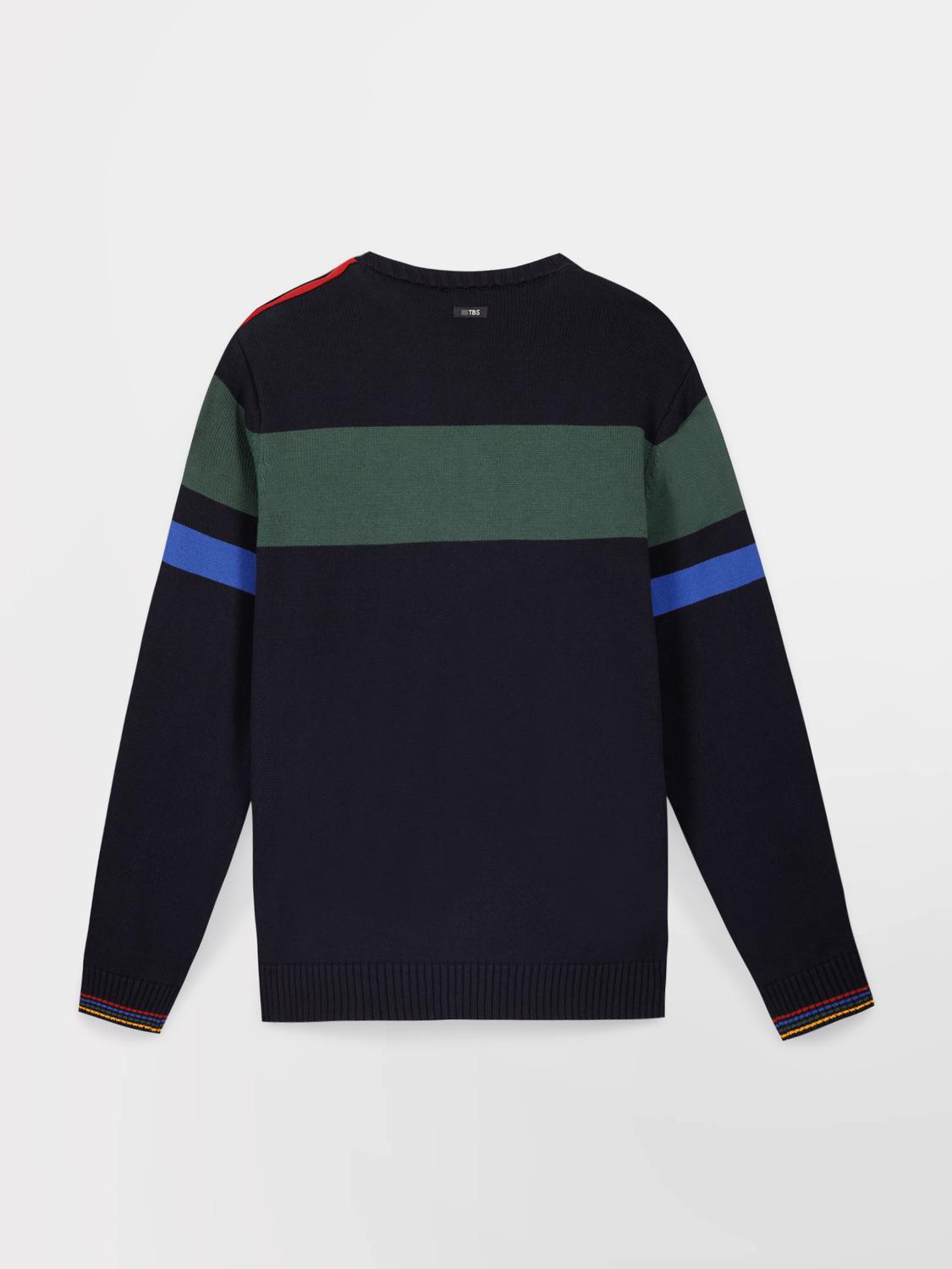 Pull Marine Manches Longues Bleu NOVAKRON