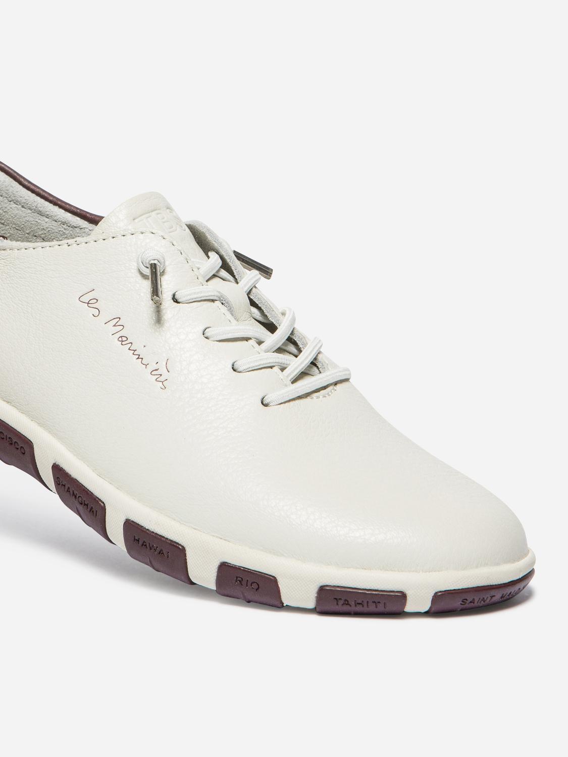 Tennis Femme Textile Blanc et Synagot JAZLACE