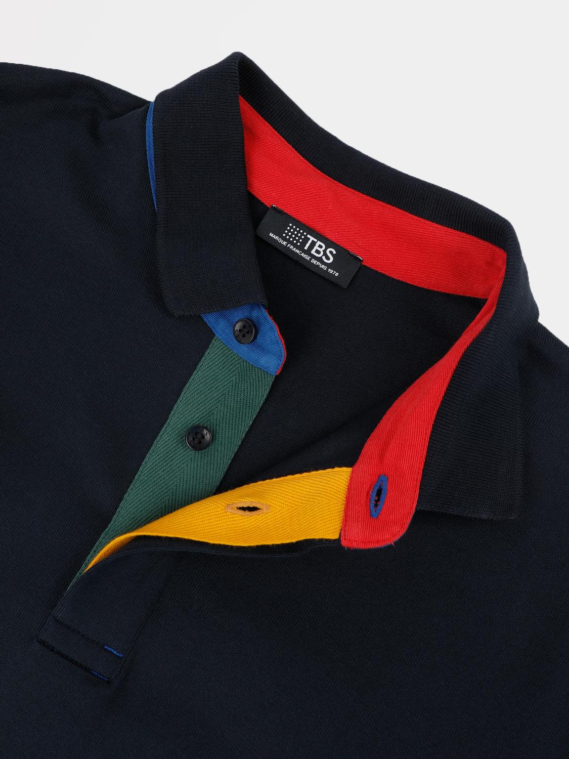 Polo Homme Jersey Coton Epais Bleu JONNAPOL Polo Homme Jersey Coton Epais Bleu JONNAPOL