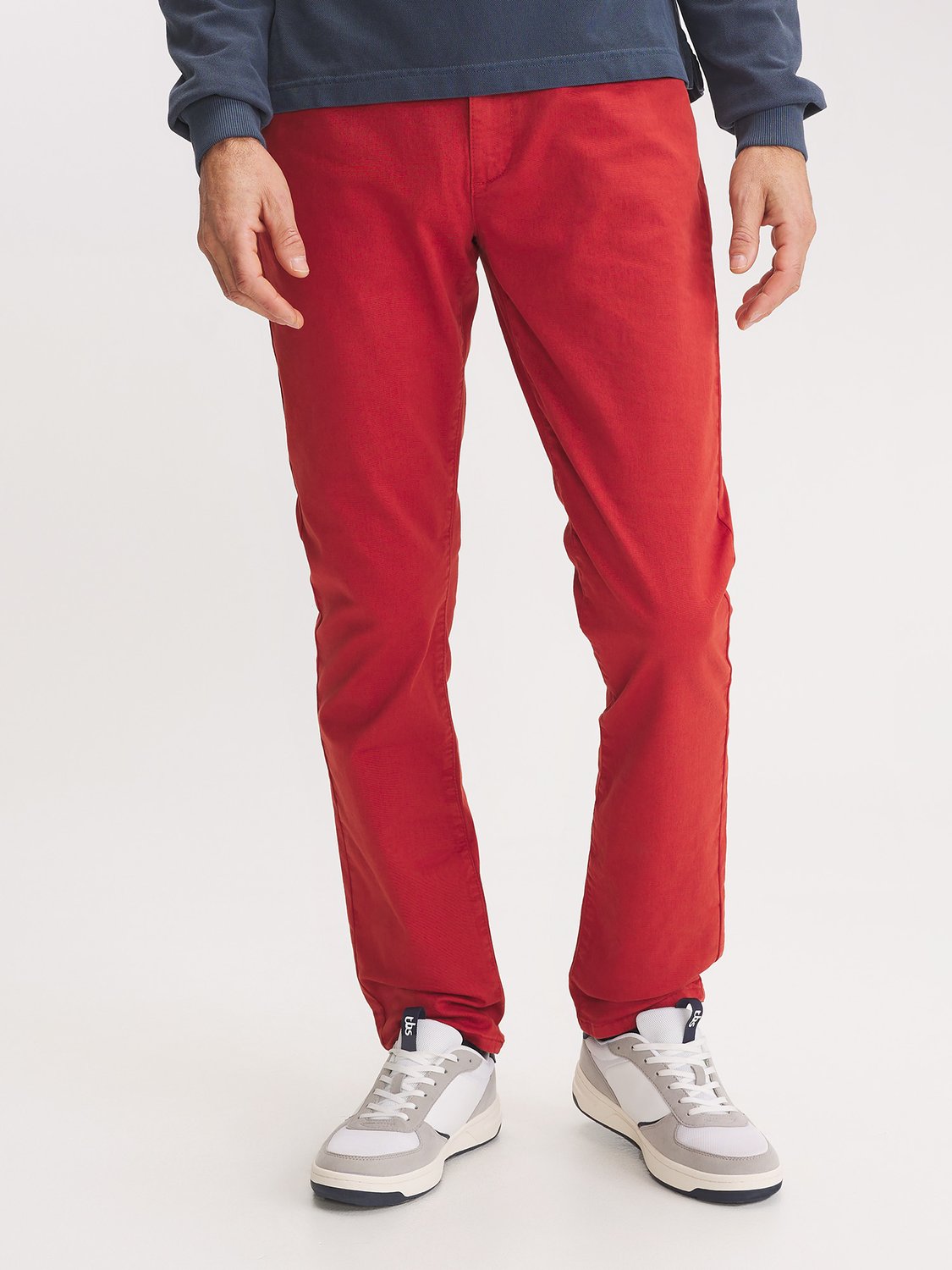 Pantalon Homme Coton Rouge
