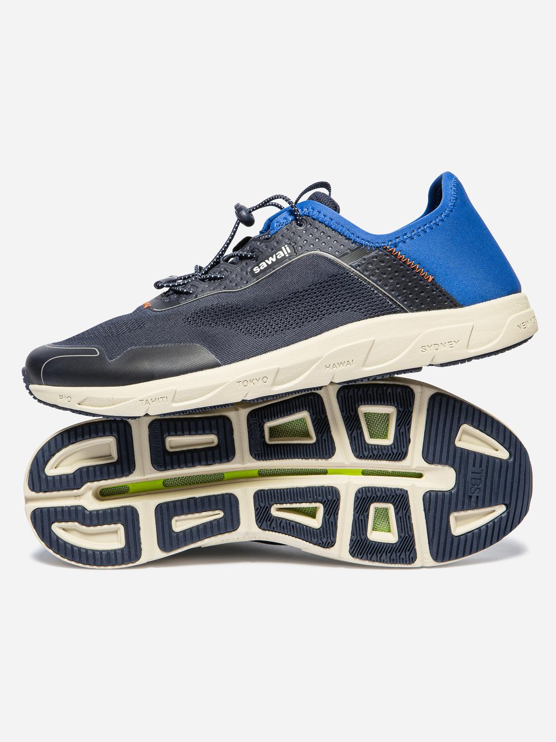 Running homme navy et outremer JAZYLIV