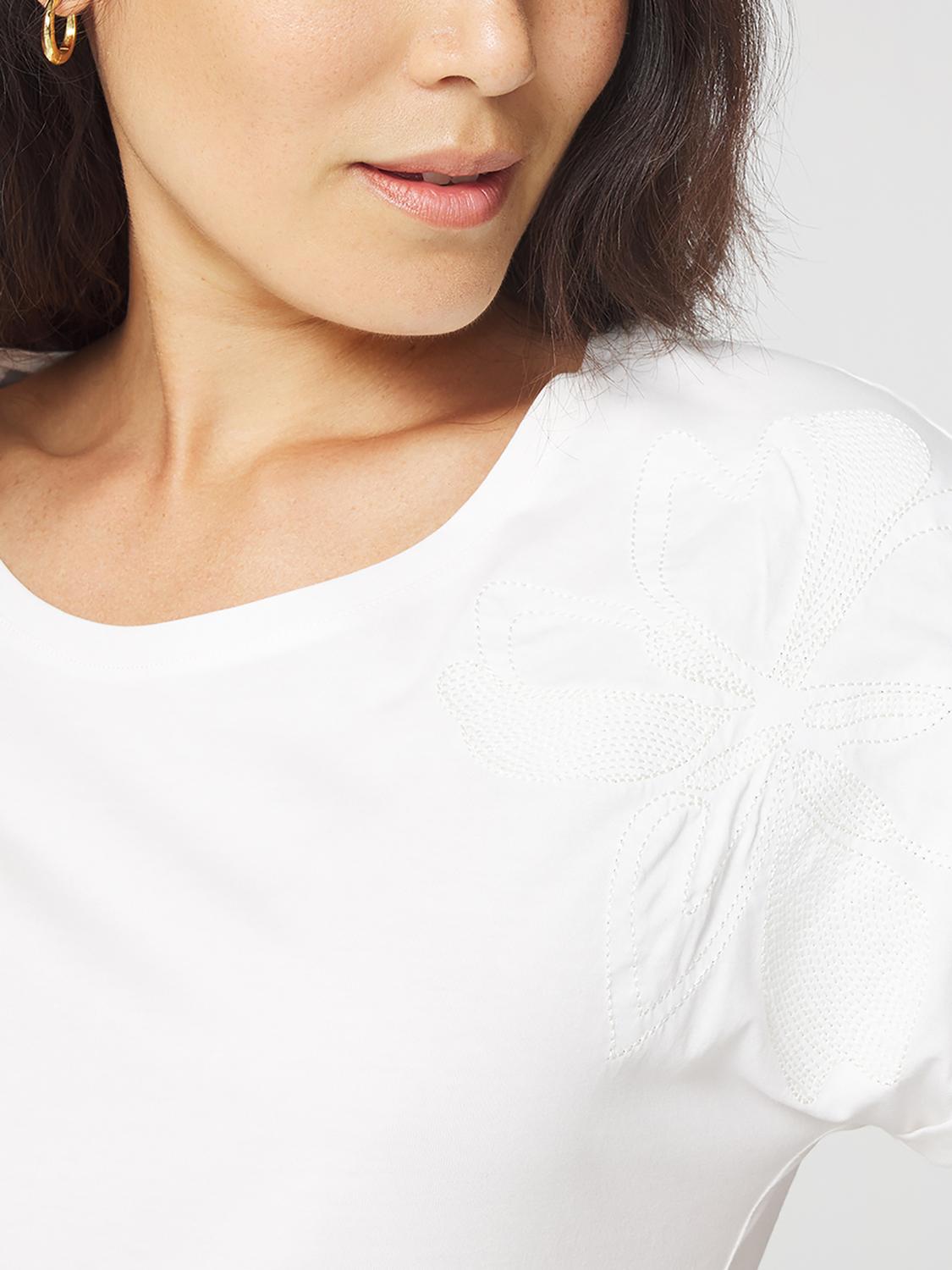 T-shirt Femme Jersey Blanc ZELDATEE