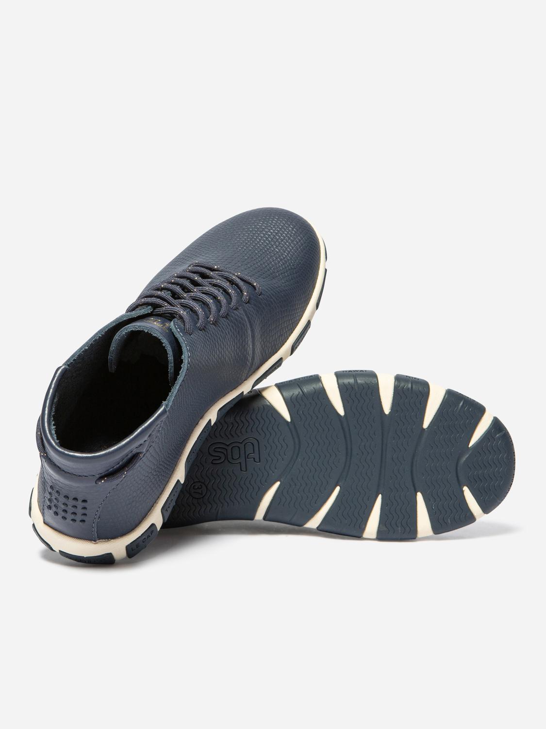 Tennis Montantes Femme Confort Bleu JUHAYNA
